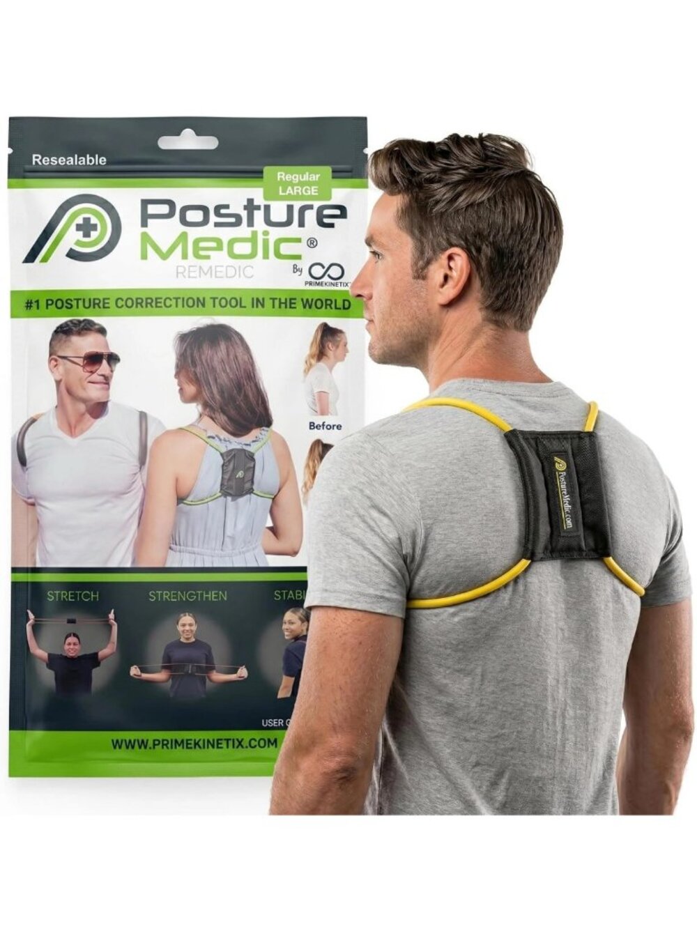 Dynamic Posture Corrector for Men & Women - Pain Relief & Muscle Strengthening